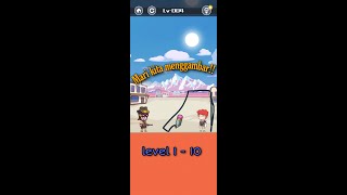 Mari kita menggambar! | Tricky Rescue level 1-10 | Gameplay part 1 screenshot 5