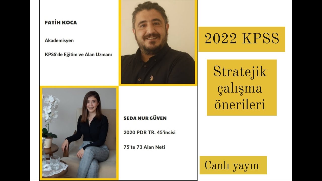 2022 KPSS için stratejik nasıl çalışılmalı? PDR TR. 45.'si olmada etkili yolla