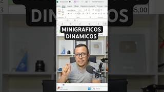 Como insertar minigráficos de forma dinámica en excel con uso de varias celdas combinadas.