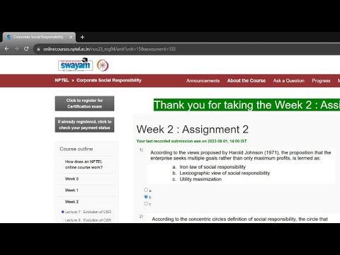 corporate social responsibility nptel assignment answers