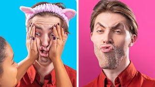 ⁣Van Nerd naar Populair! Extreme Makeover met Gadgets & Hacks van TikTok!