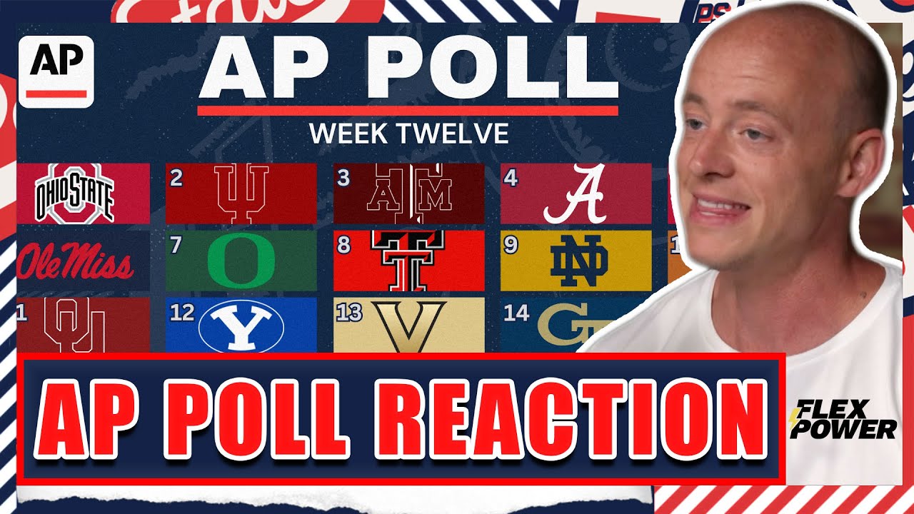 AP Poll Week 12 Reaction...MOST Overrated & Underrated Teams - Josh ...