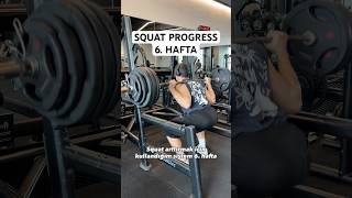 Squat arttırma sistemi 6. hafta #gelişim
