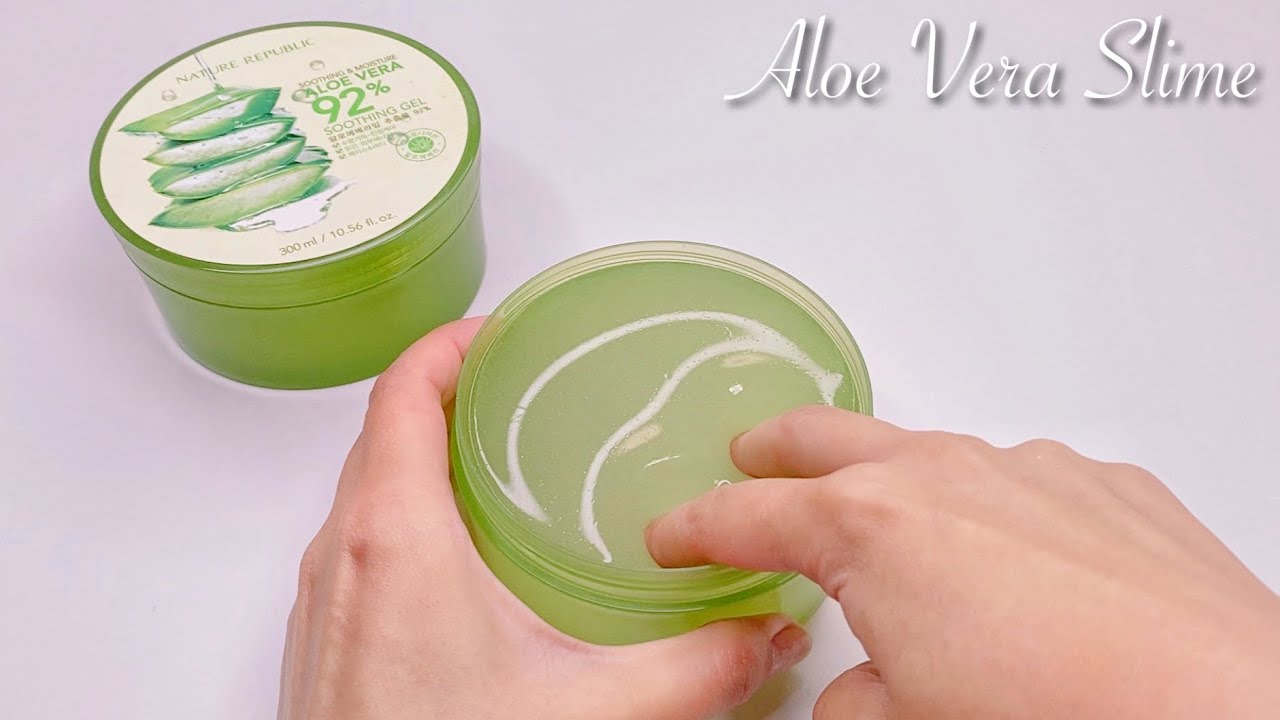 【ASMR】🌵アロエベラスライム🌵【音フェチ】Aloe Vera Slime
