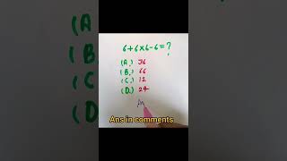 solve This Question😎❓#maths #mathstricks 💯#viralshorts #ssc #exam #quize #education #bodmas #shorts