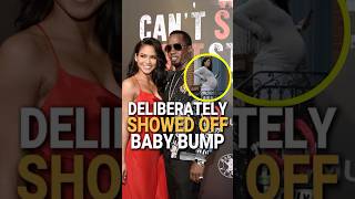 No wonder Cassie Ventura deliberately showed off her baby bump before the trial. #celebrity