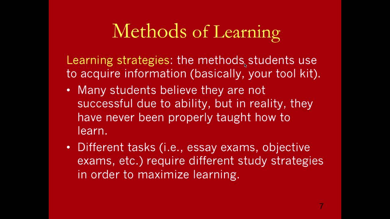 Metacognition and Self-Regulation - YouTube