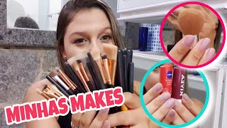 MOSTRANDO TODAS AS MINHAS MAQUIAGENS DE FARMÁCIA, BOTICÁRIO, ALIEXPRESS #make