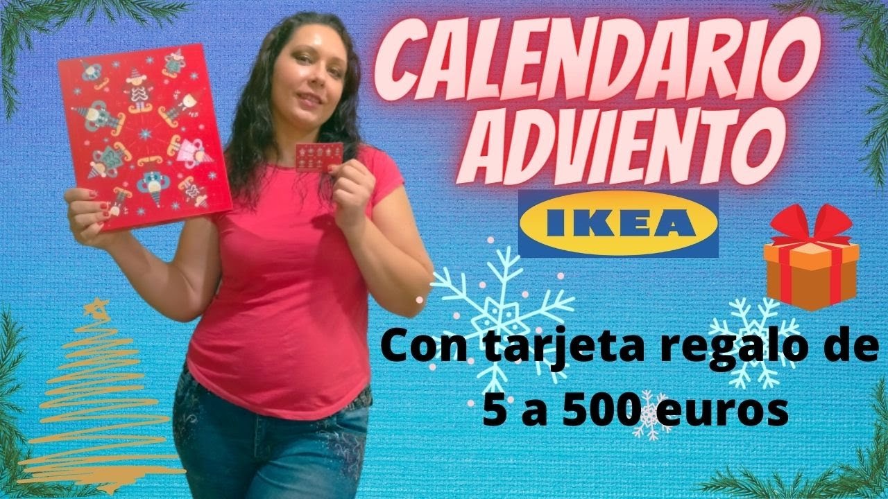 Calendario Adviento Ikea 2022. Tarjeta regalo de 5 a 500 euros YouTube