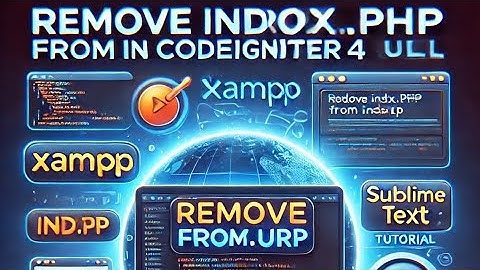 Remove index.php from URL in CodeIgniter 4 | Clean & SEO-Friendly URLs (Step-by-Step Guide)