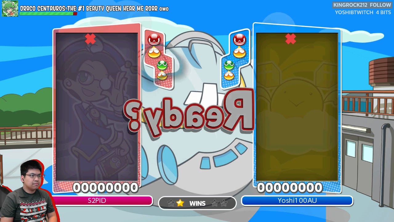 Puyo Puyo Tetris with Eye Tracking! Ranked, Match with Yoshi100_Aus (Dec 12, 2017)