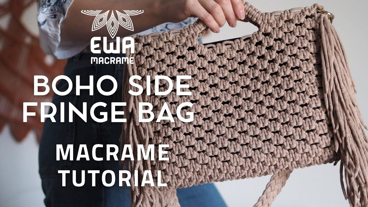 DIY: Macrame Purse Tutorial – Easy Macrame Bag By Soulful Notions | Macrame  purse, Macrame bag, Macrame diy