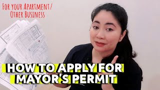 HOW TO APPLY FOR MAYOR'S PERMIT | Apartment Business Tips | Retired OFW