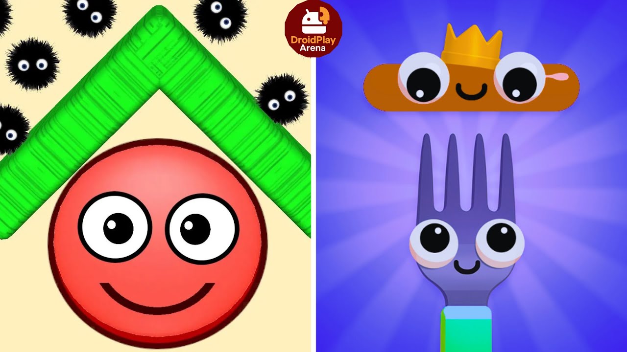 Fork N Sausage Vs Hide Ball Gameplay | Mobile Puzzle Challenge | Droid Play Arena 