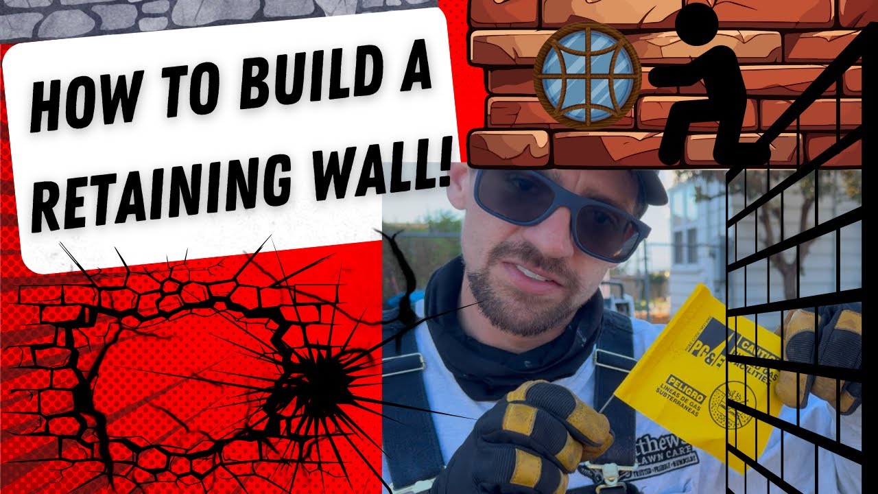 How to Build a Strong & Long-Lasting Retaining Wall | DIY - YouTube