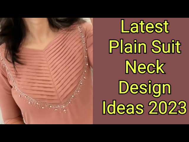 Punjabi Suit Neck Design Front | Punjaban Designer Boutique