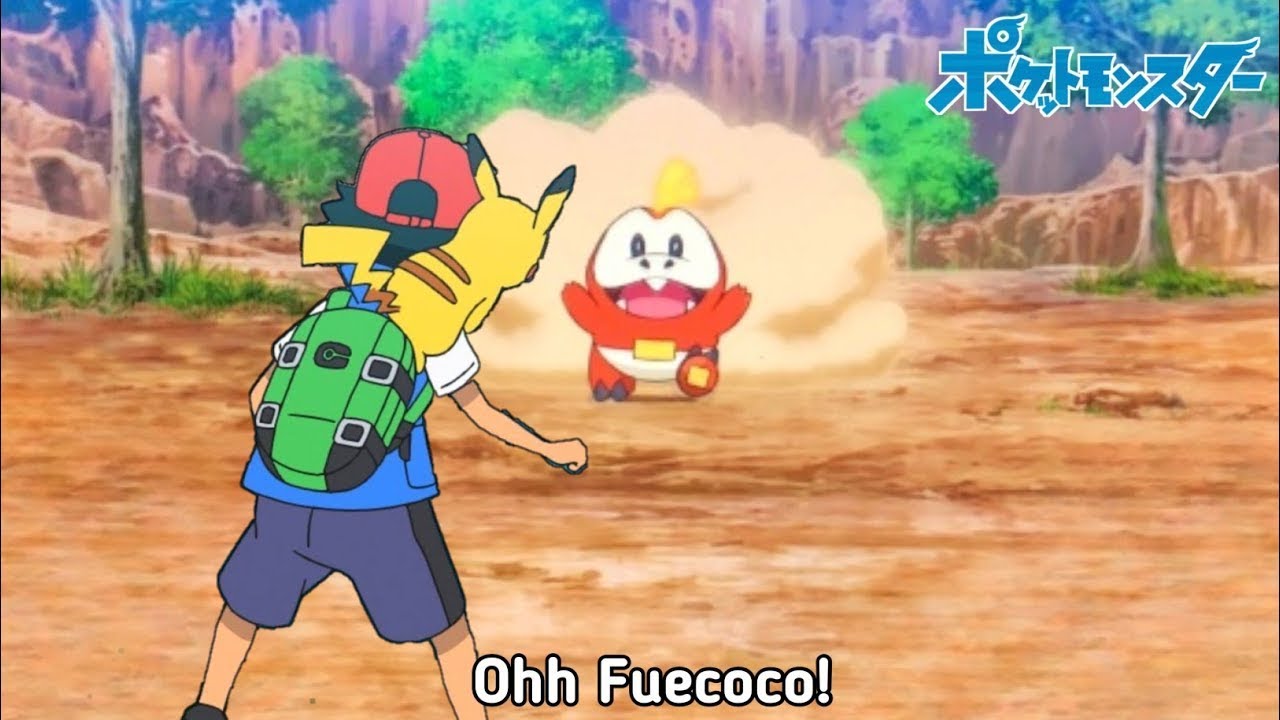 Fuecoco makes its first appearance in Pokemon Gen 9 anime