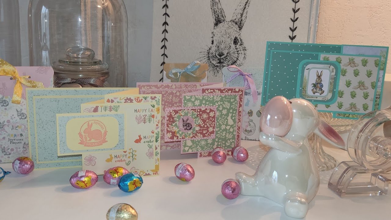 TUTO CARTE DÉPLIABLE TRÈS FACILE, PÂQUES, ANNIV...