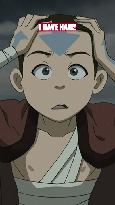 wait... how does Aang have hair now?? #shorts