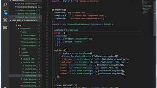 Basic Student Information System with Angular and Laravel part 1