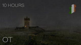 Rainy Windy Night at a Castle On The Hill In Ireland | Wind & Steady Rain | Relax | Study | Sleep screenshot 4