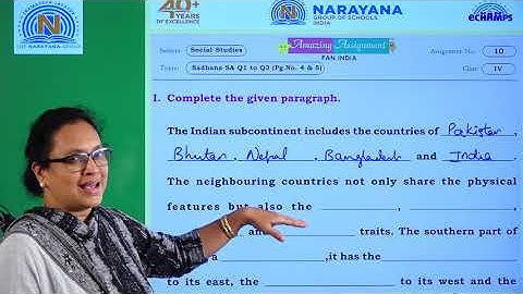 4TH AUG PAN INDIA CLASS IV SOCIAL ASSIGNMENT KEY