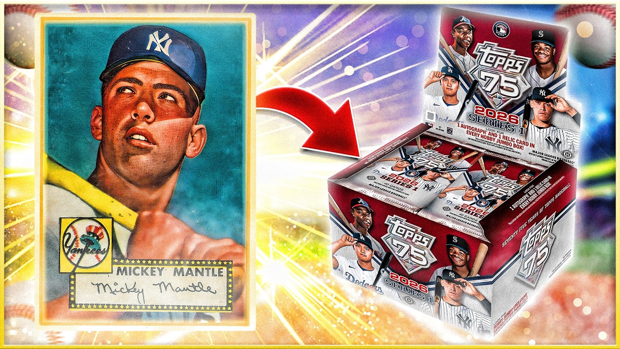 2026 TOPPS FLAGSHIP IS HERE!! | Series 1 Jumbo Box Review
