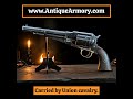 Remington 1858 New Model Army Revolver — .44 Caliber #americancivilwar #remington#guncollectors