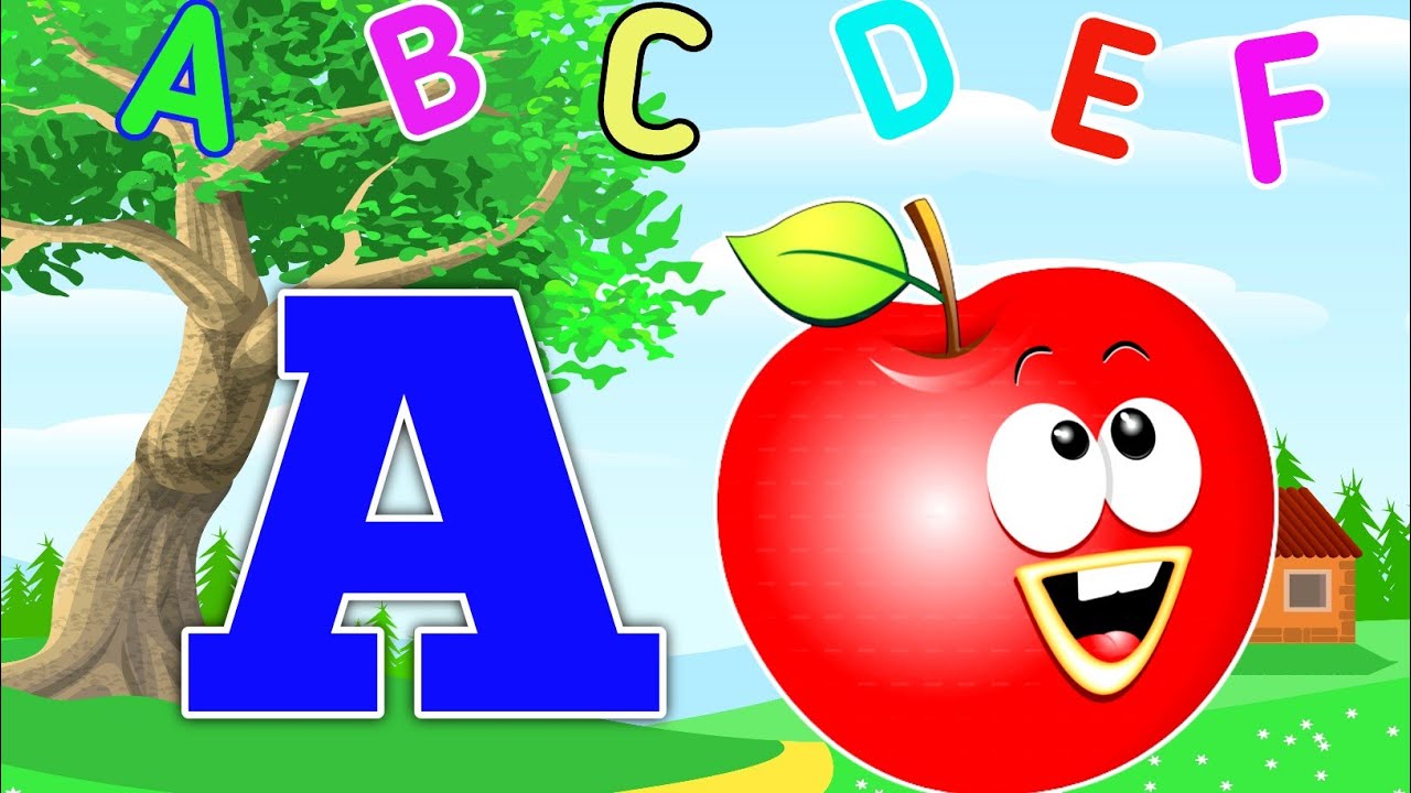 Phonics Song With TWO Words - A For Apple B For Ball - ABC Alphabet ...