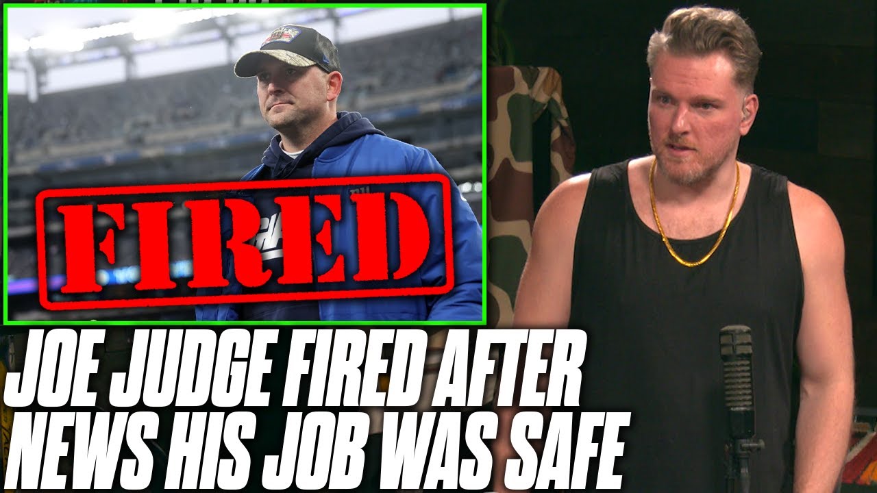 Joe Judge Fired By Giants, Rumors It Was Over Questionable QB Sneak | Pat McAfee Reacts