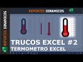 Como hacer grafico termometro excel - TRUCOS EXCEL #2