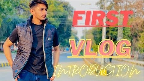 First Vlog  || Introduction || Umar Baig Official || University Of Sargodha