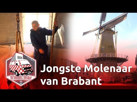 Bram (9) is de jongste Molenaar van Brabant