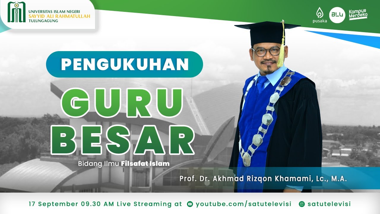 🔴 LIVE || RAPAT SENAT TERBUKA DALAM RANGKA PENGUKUHAN Prof. Dr. Akhmad Rizqon Khamami, Lc., M.A.