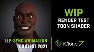 WIP - Render test - Lip-Sync Animation Contest 2021 - iClone7