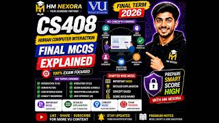 CS408 Final MCQs Explained | Human Computer Interaction Important MCQs for Final Term 2026