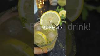 Mocktail Magic 🌿🍋Quick SummerDrink#Shorts