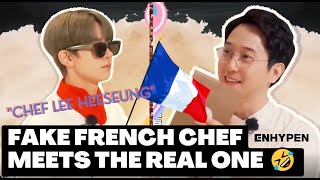 ENHYPEN HEESEUNG | the *fake* FRENCH CHEF meets the *REAL* one