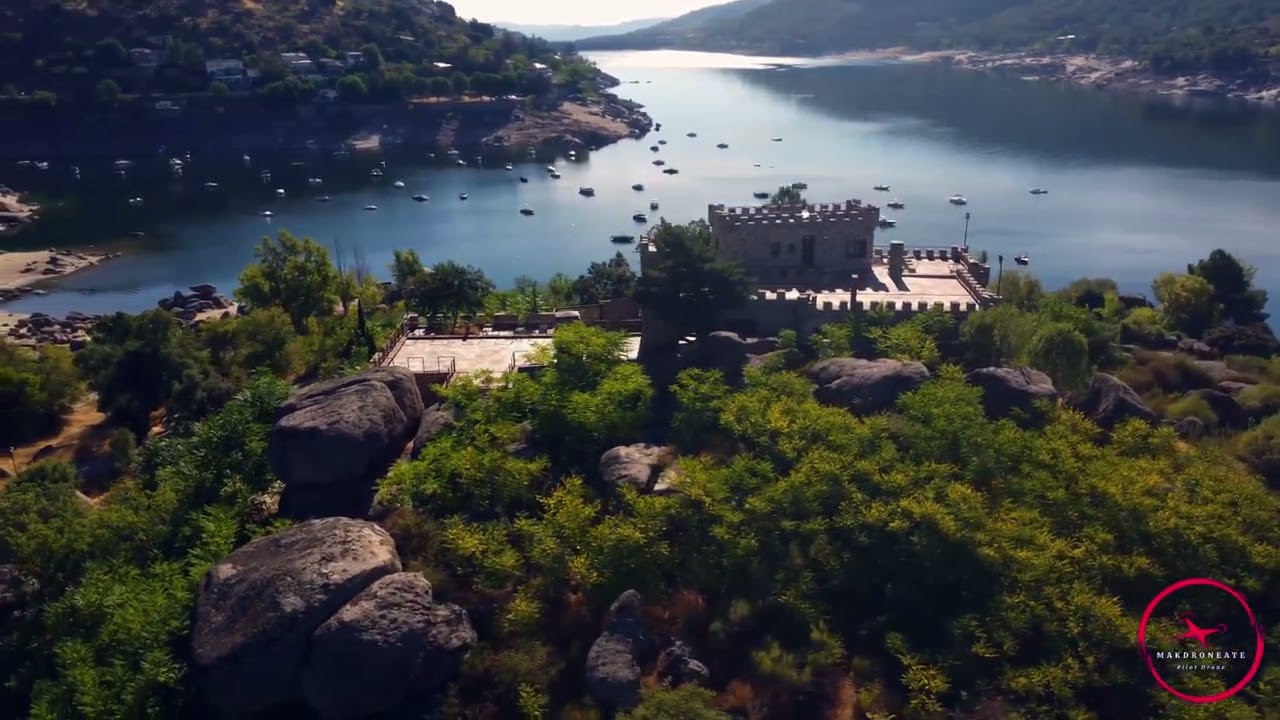 Embalse del Burguillo a vista de Dron