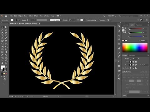 How to Create a Laurel Wreath in Adobe Illustrator