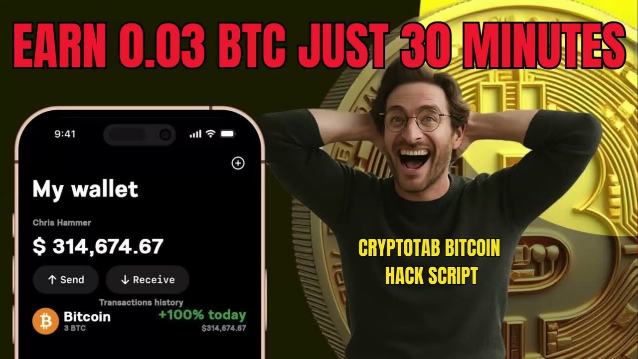 $3470+ Daily Bitcoin Earnings  Secret CryptoTab Script 100% Working (Live Proof) 
