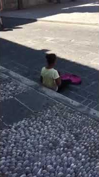 Girl accordion entrance to Rhodes 2018