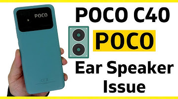 POCO C40 Ear Speaker Issue || Calling Speaker not Working Problem Fix (220333QPG)