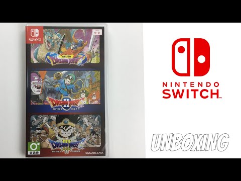 Dragon Quest 1,2,&3 Collection (Switch) Unboxing 