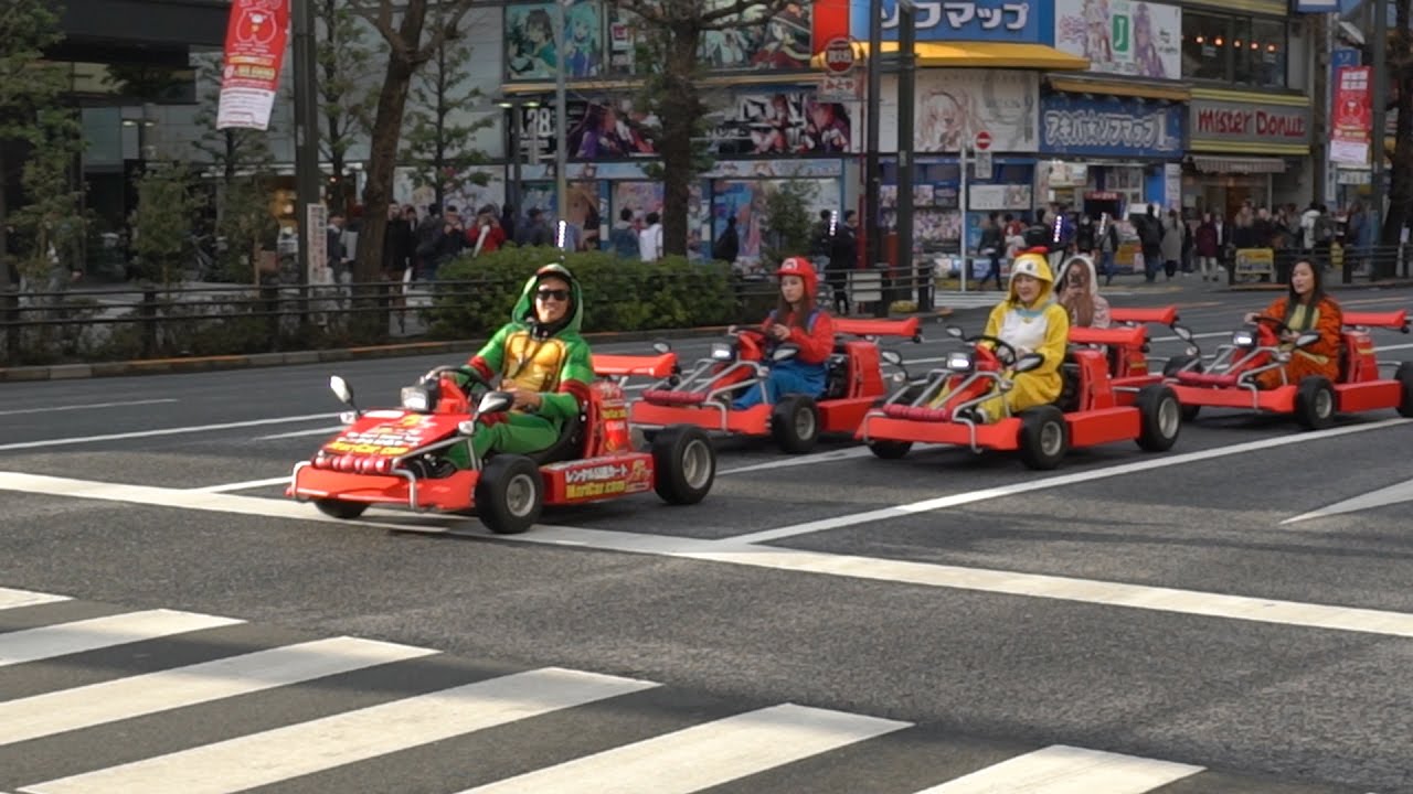 Mario Kart In Streets of Japan ! REAL LIFE YouTube