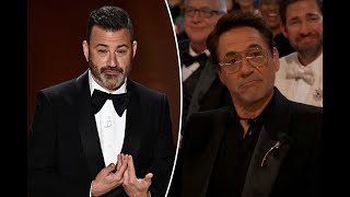 Jimmy Kimmel BOMBS at Oscars 2024: Host's joke about Robert Downey Jr's drug use leaves actor fuming