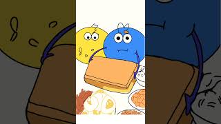 Mukbank / I really love eggs #animation #mukbanganimation #animationmukbank