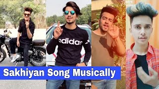 Sakhiyan Song Musically | Mrunal, Manjul, Mr. Faizu, Sanket, Lucky Dancer, Naveen Sharma