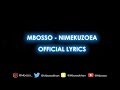 Mbosso - Nimekuzoea (Official Lyrics)