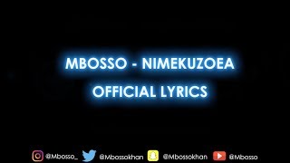 Mbosso - Nimekuzoea (Official Lyrics) chords